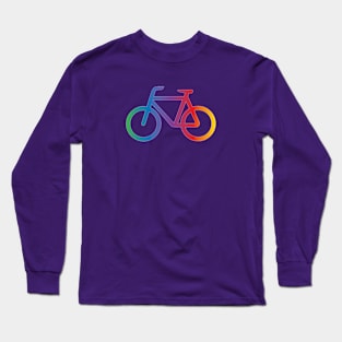 Rainbow Bike Long Sleeve T-Shirt